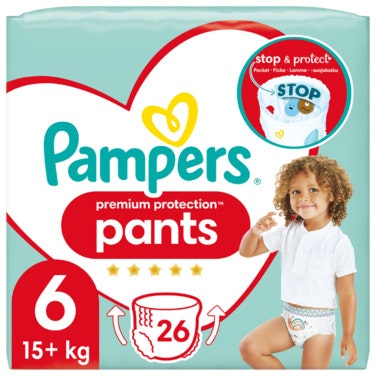 Bilde: © Pampers / Oda Pampers Bleie Premium Protection Pants Str. 6, 15kg+