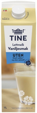 Bilde: © Tine / Oda Tine Tine Lettmelk Med Vanilje Uten Tilsatt Sukker