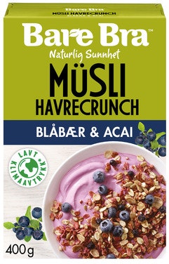 Blåbær & Acai Müsli 400 g