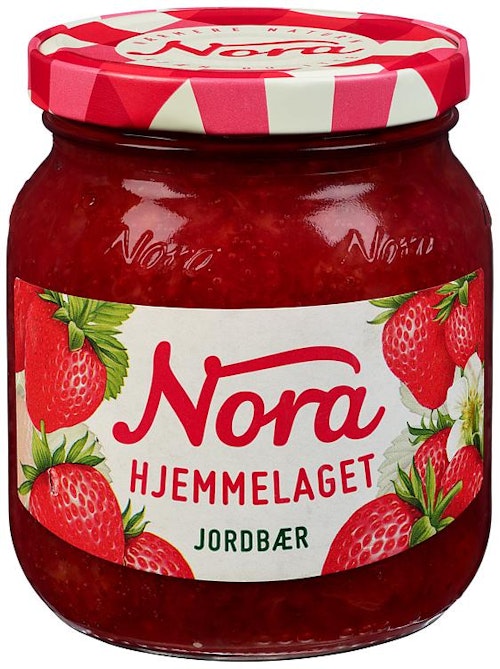 Nora Jordbærsyltetøy Hjemmelaget