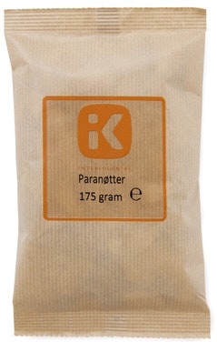 Paranøtter Rå, Usaltet, 175 g