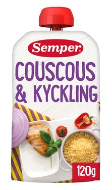 Bilde: © Semper / Oda Semper Couscous med Kylling Spiseklar Fra 6 mnd