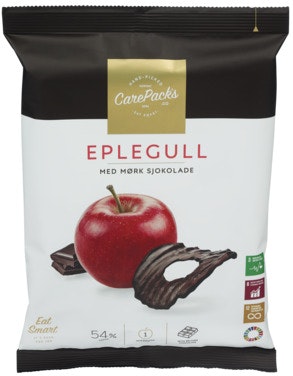 Bilde: © CarePacks / Oda CarePacks Eplegull med mørk sjokolade