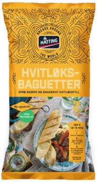 Bilde: © Hatting / Oda Hatting Hvitløksbaguetter 2 stk