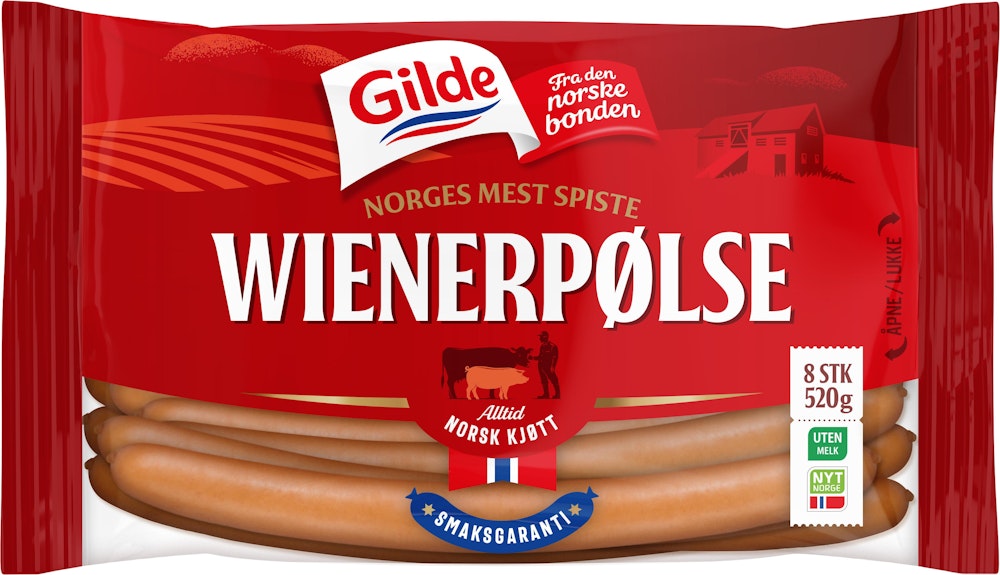 Gilde Wienerpølse 8 stk