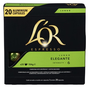 Bilde: © L'Or / Oda L'Or L'Or Lungo Elegante Intensitet 6