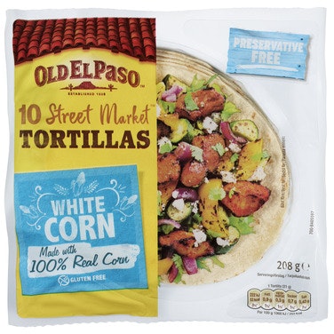 Old El Paso Tortillas Mini 100% Mais 10stk