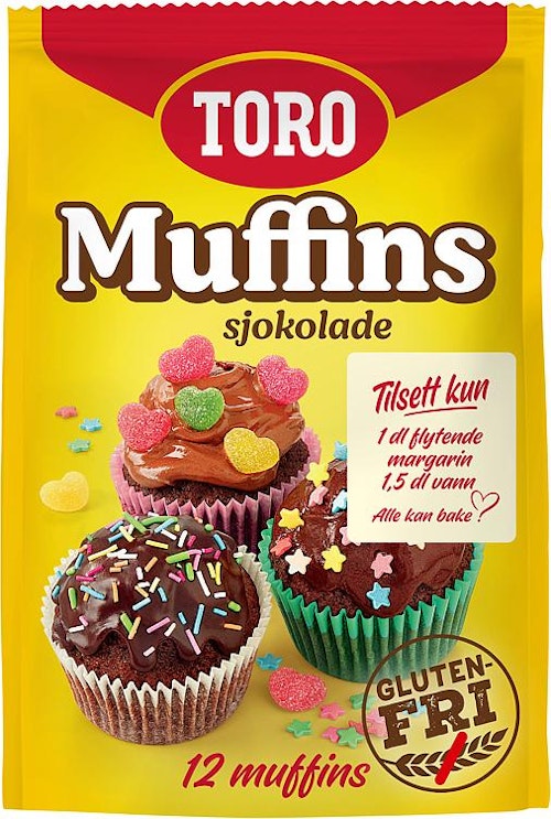 Toro Muffins Mix Sjokolade