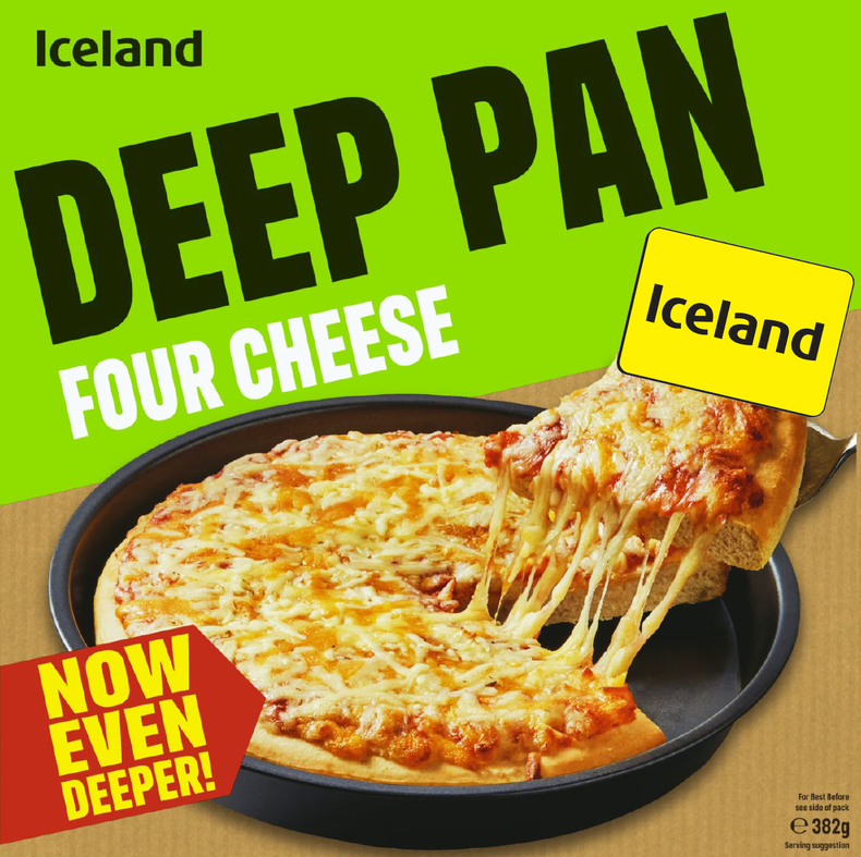 Iceland Ostepizza Deep Pan