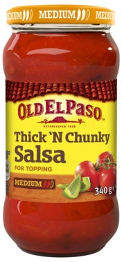 Bilde: © Old El Paso / Oda Old El Paso Salsa Thick'n Chunky Medium, 340 g