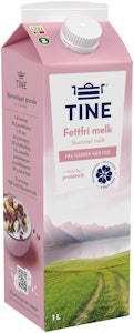 Tine Fettfri Melk Skummet 0,1% fett