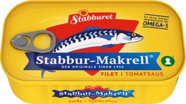 Bilde: © Stabburet / Oda Stabburet Stabbur-Makrell Filet i tomatsaus