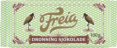 Bilde: © Freia / Oda Freia Dronning Sjokolade Kokesjokolade