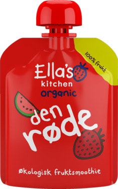 Bilde: © Ella's Kitchen / Oda Ella's Kitchen Den Røde Smoothie Fra 6 mnd, Økologisk