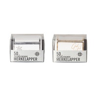 ARK Merkelapper stickers rull Gull/sølv