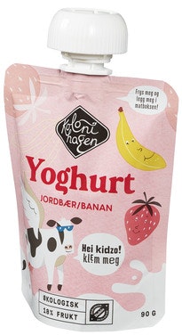 Bilde: © Kolonihagen / Oda Kolonihagen Yoghurt Jordbær & Banan