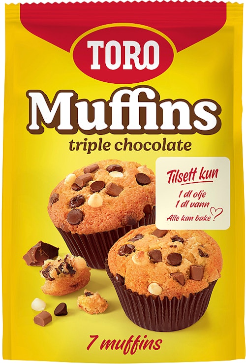 Toro Muffins Triple Chocolate Chip