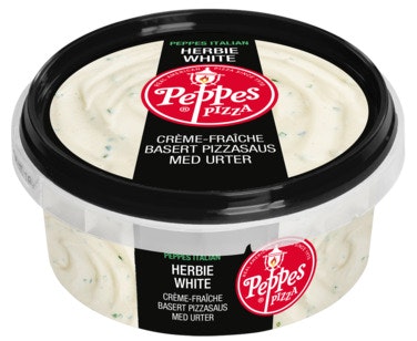 Bilde: © Peppes Pizza / Oda Peppes Pizza Peppes Hvit Pizzasaus