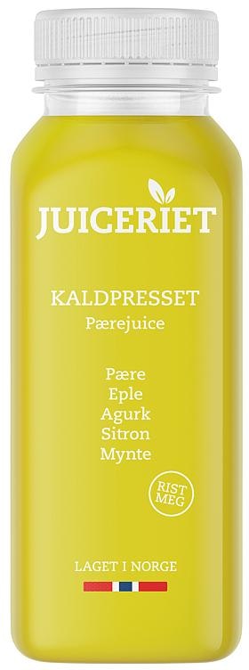 Juiceriet Kaldpresset Pærejuice Pære, Eple, Agurk, Sitron & Mynte