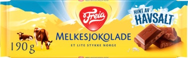 Bilde: © Freia / Oda Freia Melkesjokolade med Havsalt