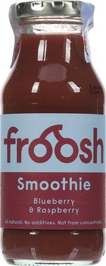 Froosh Smoothie Blåbær & Bringebær 250 ml