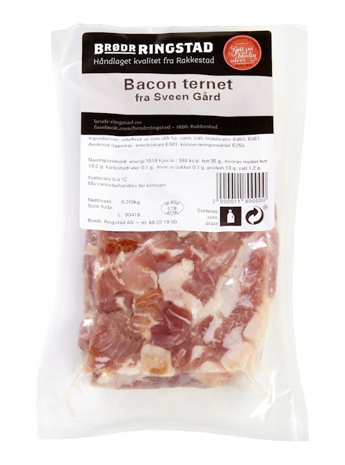 Bilde: © Brødr Ringstad / Oda Brødr Ringstad Ternet Bacon Fra Sveen Gård