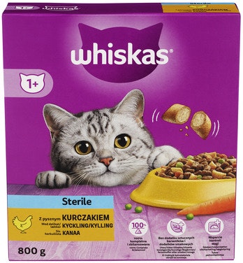 Bilde: © Whiskas / Oda Whiskas Steril Kylling 1+