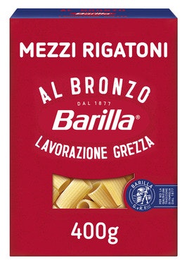 Barilla Pasta Mezzi Rigatoni Al Bronzo
