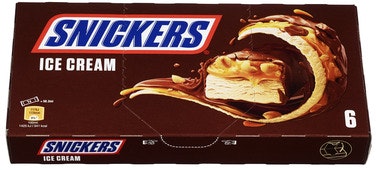 Bilde: © Snickers / Oda Snickers Snickers-Is 6 stk
