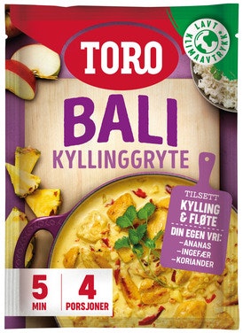 Bilde: © Toro / Oda Toro Bali Kyllinggryte