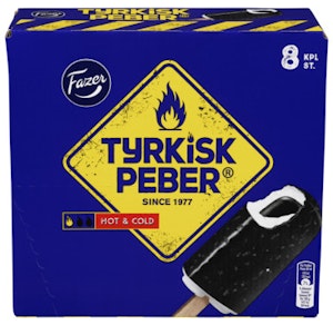 Fazer Tyrkisk Pepper Ispinne 8 stk