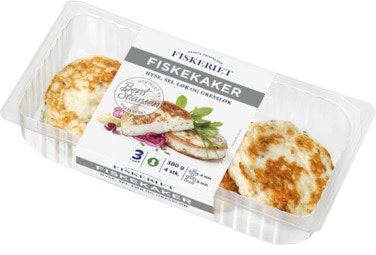 Bilde: © Fiskeriet / Oda Fiskeriet Fiskekaker av Hyse og Sei 53%