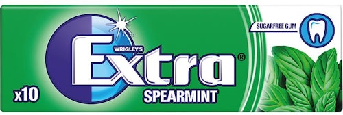 Extra Extra Spearmint Sukkerfri 10 stk