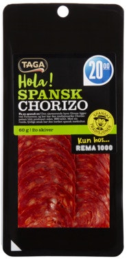 Bilde: © Taga / Oda Taga Chorizo Extra Spekepølse