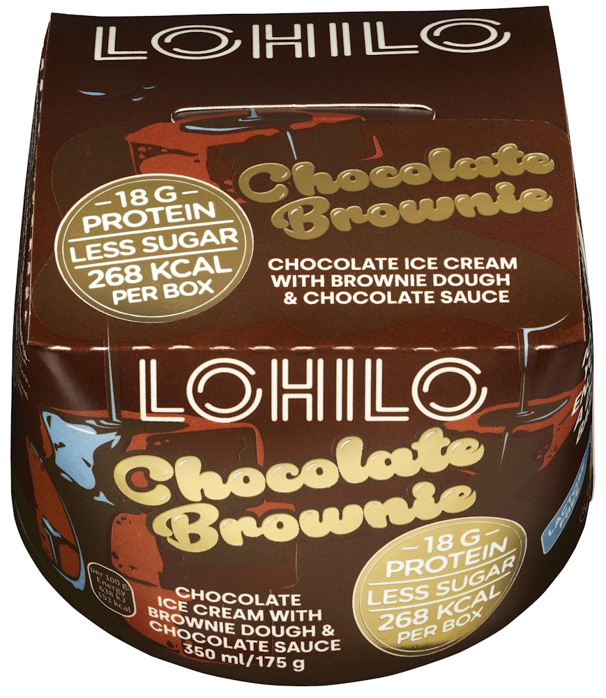 Lohilo iskrem Chocolate brownie Proteinrik