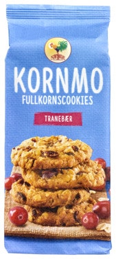 Sætre Kornmo Fullkornscookie Tranbær