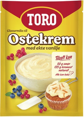 Bilde: © Toro / Oda Toro Glasurmiks til Ostekrem Med ekte vanilje