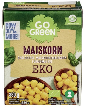 Bilde: © Go Green / Oda Go Green Maiskorn Økologisk