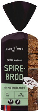 Bilde: © Pure Food / Oda Pure Food Spirebrød Skåret, Glutenfri, Fryst