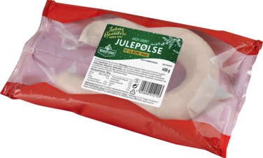 Bilde: © Nordfjord / Oda Nordfjord Grov Julepølse Urøkt 400 g