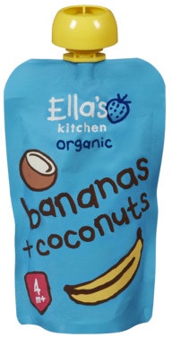 Ella's Kitchen Banan + Kokos Fra 4 mnd, Økologisk