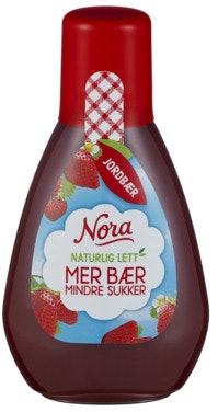 Bilde: © Nora / Oda Nora Jordbærsyltetøy Lett Squeezy