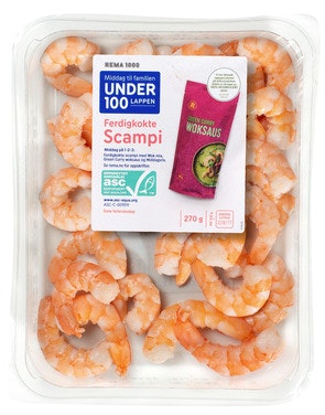 Bilde: © Salatmester'n / Oda Salatmester'n Scampi Ferdig kokt