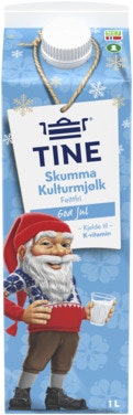 Bilde: © Tine / Oda Tine Tine Skummet Kulturmjølk Fettfri