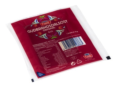 Bilde: © Tine / Oda Tine Gudbrandsdalost Skivet, 200 x 15 g