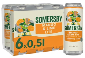 Somersby Mango Lime Lite 6 x 0,50 l