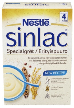 Bilde: © Nestlé / Oda Nestlé Spesialgrøt Sinlac Fra 4 mnd, 500 g