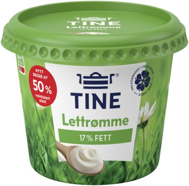 Bilde: © Tine / Oda Tine Lettrømme 17%
