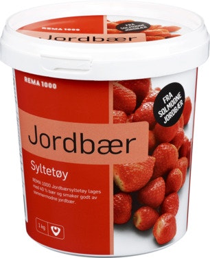 Bilde: © REMA 1000 / Oda REMA 1000 Jordbærsyltetøy