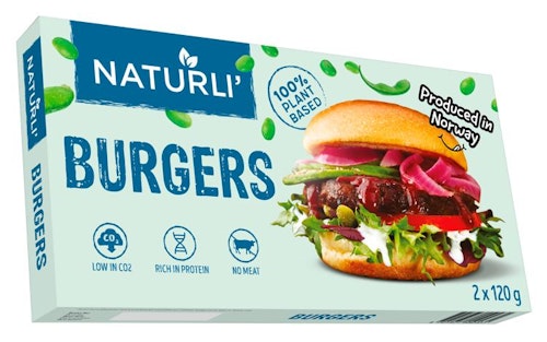 Naturli Burger vegansk